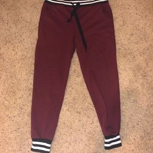 Maroon joggers